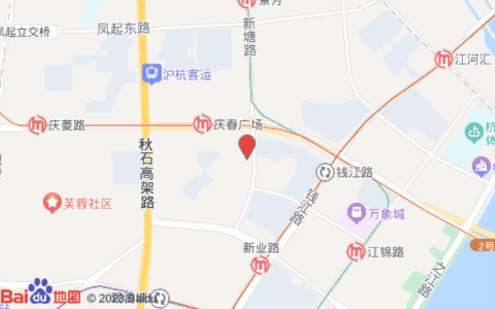 锦江之星酒店庆春广场店(新塘路店)位置图