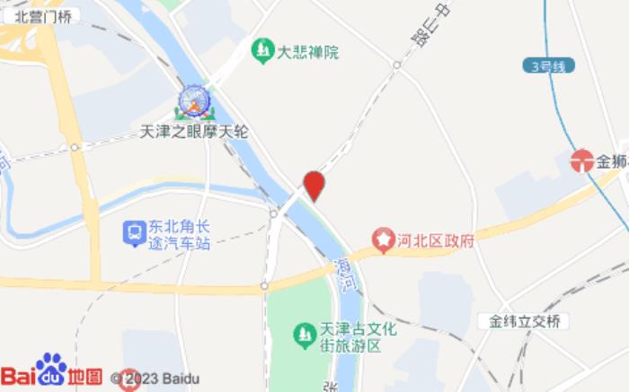 UrCove逸扉酒店(天津之眼店)位置图