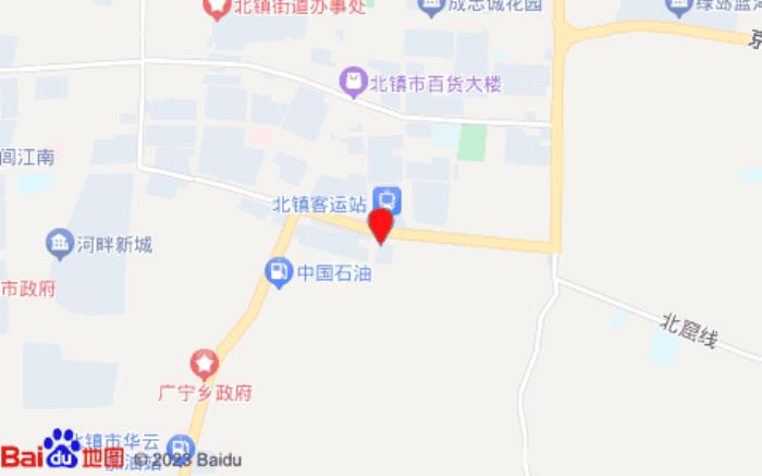 格林豪泰智选酒店(锦州北镇客运站店)位置图