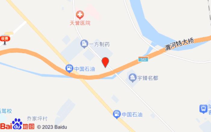 陇西万信至格酒店(长安大道店)位置图