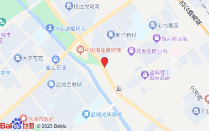 汉庭酒店(盐城金融城高铁站店)位置图