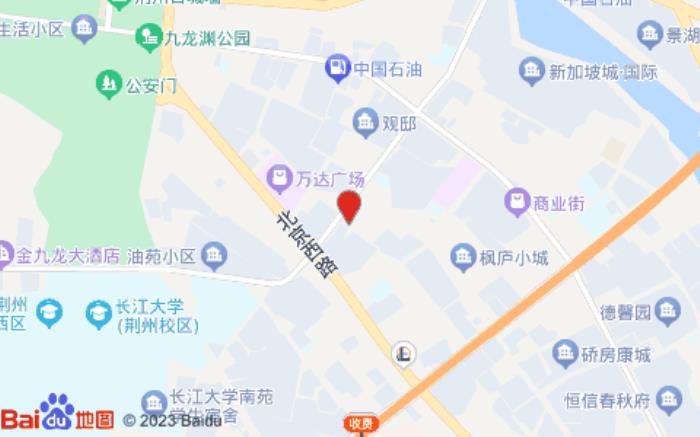 四湖宾馆(荆州万达广场店)位置图