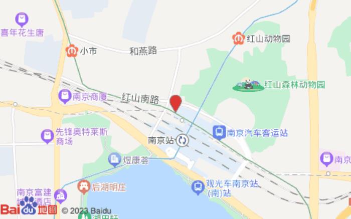 亚朵酒店(南京站北广场店)位置图