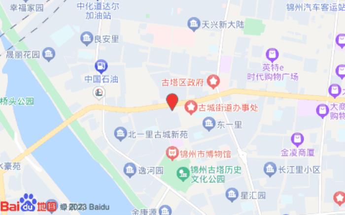 汉庭酒店(锦州解放路古塔公园店)位置图