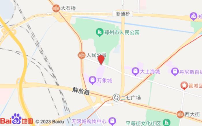 宜必思·尚品酒店(二七广场大卫城店)位置图