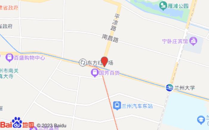 全季酒店(兰州东方红广场万象城店)位置图