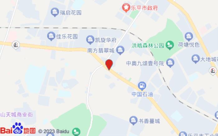 麗枫酒店(乐平市政府店)位置图