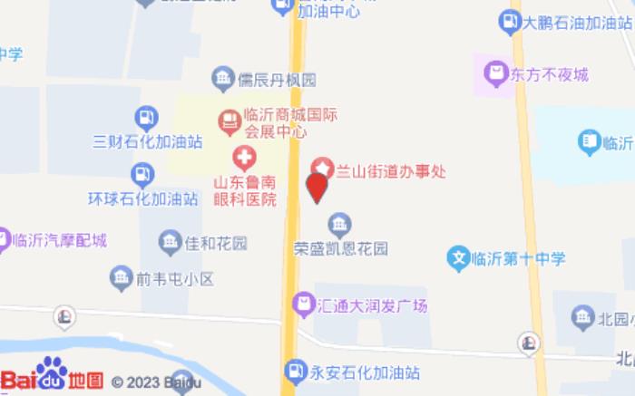 如家酒店neo(临沂育才路会展中心店)位置图