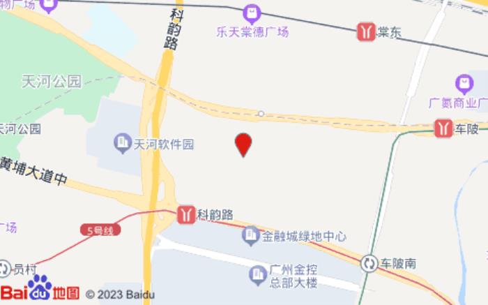 如家酒店(广州天河棠下骏景花园店)位置图