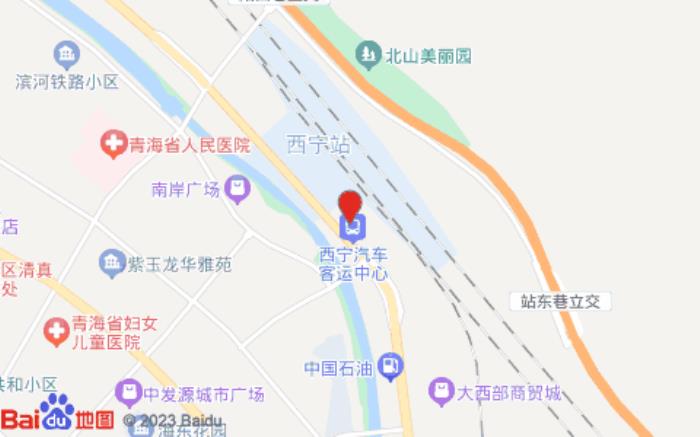 锦江之星(西宁火车站广场店)位置图