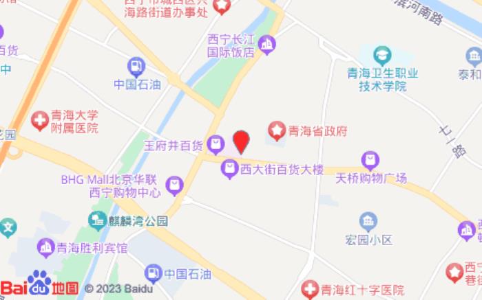 星程酒店(王府井百货中心广场店)位置图