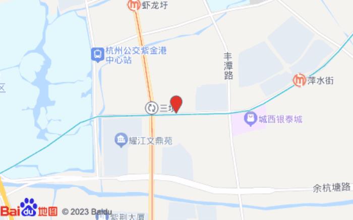 全季酒店(杭州三坝紫金港店)位置图