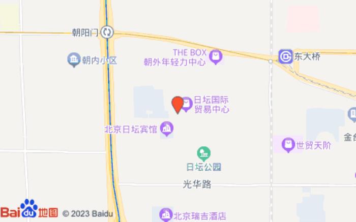 喆啡酒店(北京儿研所日坛使馆区店)位置图