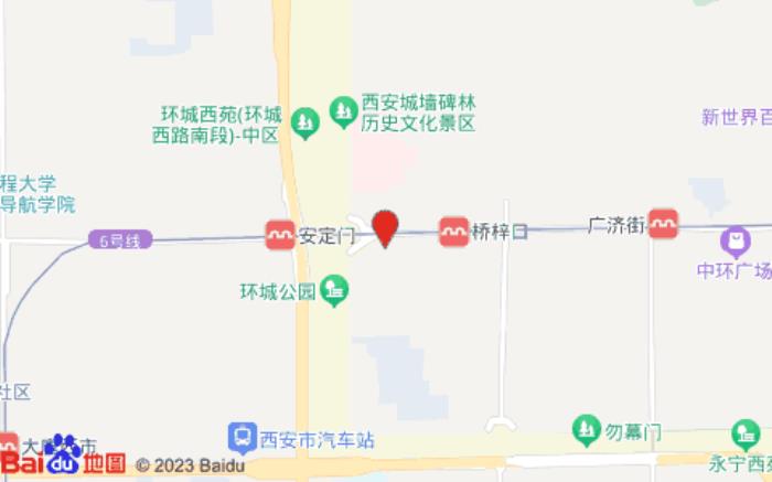 宜尚酒店(西安钟楼回民街店)位置图