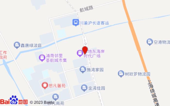 汉庭酒店(上海浦东机场施新路店)位置图