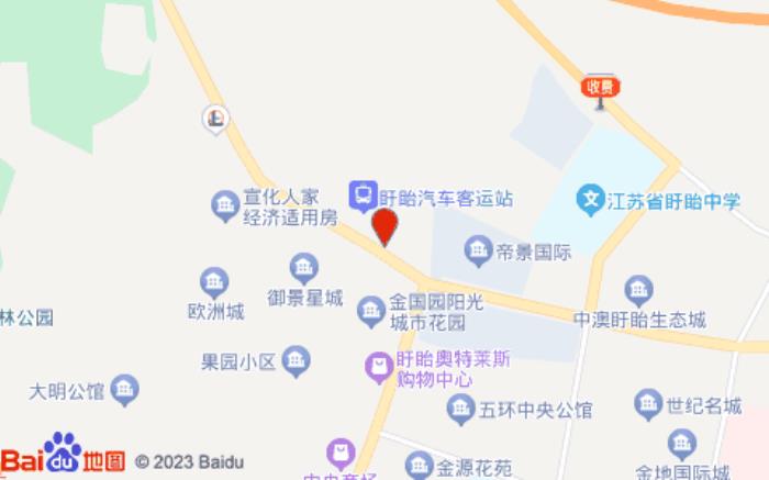 睿柏·云酒店(盱眙客运总站店)位置图