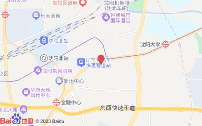 丽怡酒店(沈阳北站惠工广场店)位置图