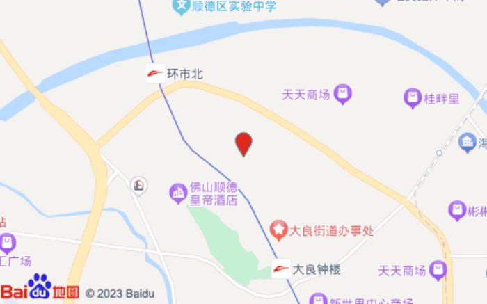 派·酒店(佛山顺德大良钟楼地铁站店)位置图