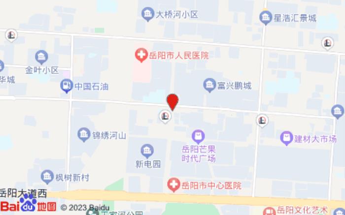 海友酒店(岳阳东站沃尔玛店)位置图