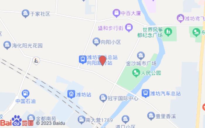 桔子酒店(潍坊泰华城店)位置图