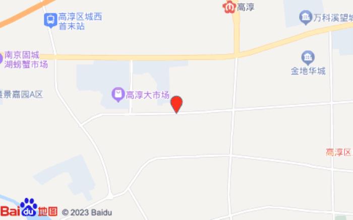 汉庭酒店(南京高淳北岭路店)位置图