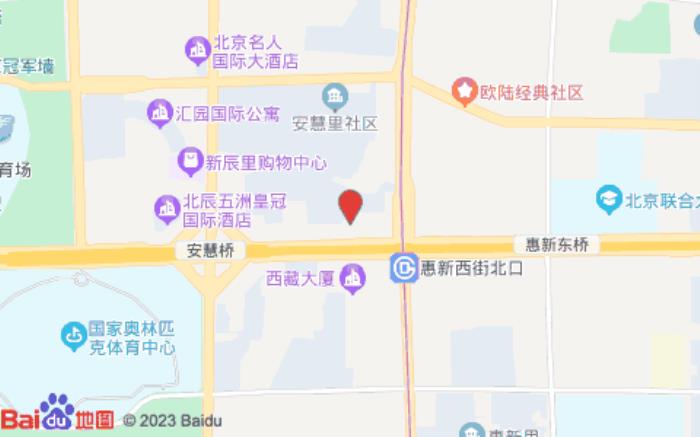 漫心酒店(北京亚运村店)位置图