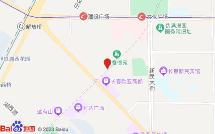 希岸酒店(长春红旗街吉大一院店)位置图