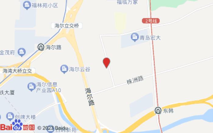 汉庭青岛崂山海尔工业园酒店位置图