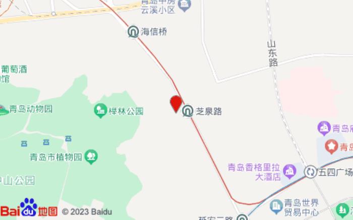 全季酒店(青岛五四广场延安三路店)位置图