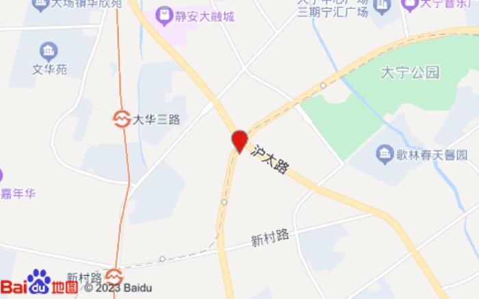 白玉兰酒店(志丹路店)位置图