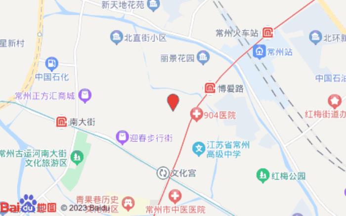 城市便捷酒店(常州火车站第一人民医院店)位置图