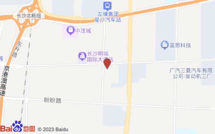 维也纳酒店(长沙广电世界之窗中茂城店)位置图