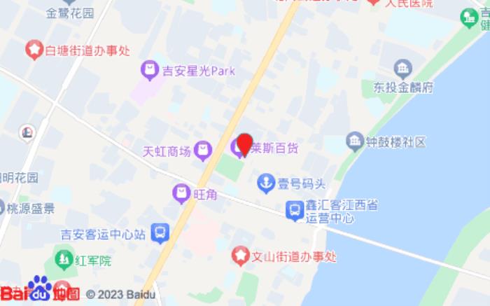 城市便捷酒店(吉安人民广场店)位置图