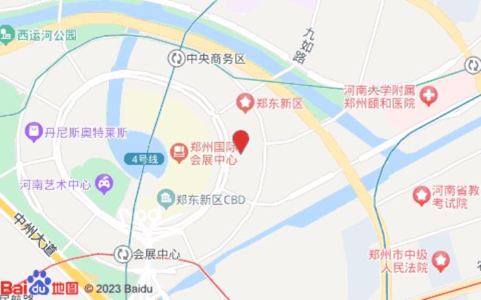 如家酒店(郑州CBD会展中心店)位置图