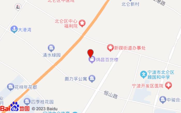 如家派柏云酒店(宁波北仑新大路店)位置图