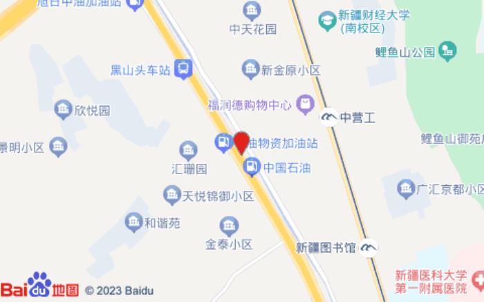 喆啡酒店(阿勒泰路店)位置图