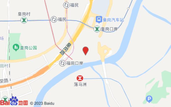 深圳福田口岸希尔顿欢朋酒店位置图