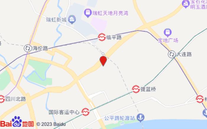 漫心酒店(周家嘴路店)位置图