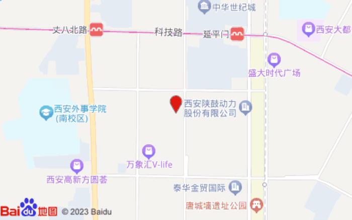 智选假日酒店(西安团结南路店)位置图