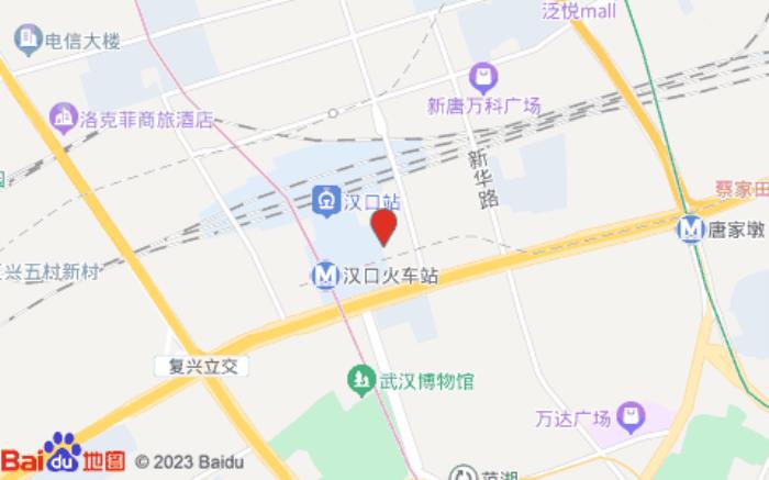 如家酒店·NEO(武汉汉口火车站店)位置图