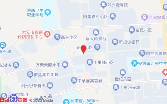 汉庭酒店(六安金安区政务中心店)位置图