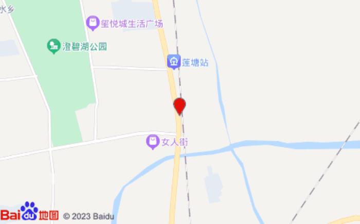 城市便捷酒店(南昌莲塘中大道店)位置图