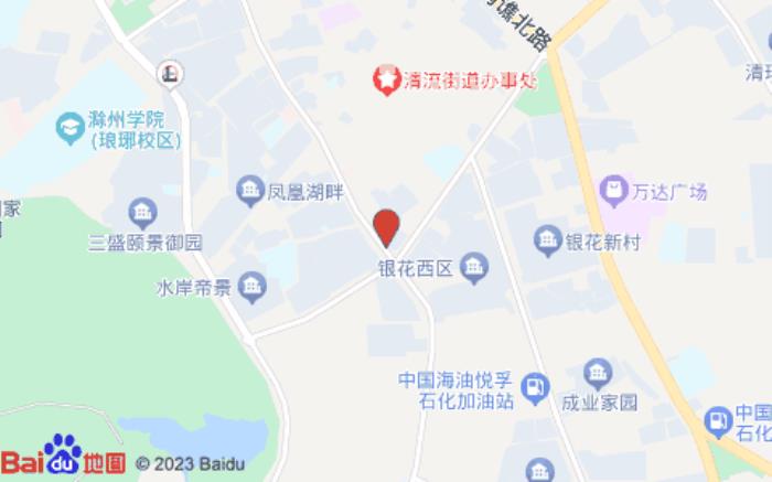 全季酒店(滁州万达广场店)位置图