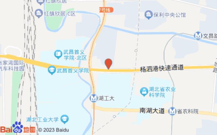 全季酒店(武汉湖北工业大学店)位置图