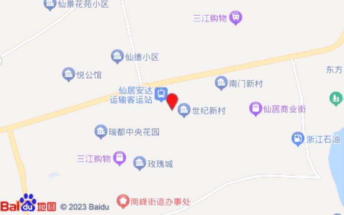 如家华驿精选酒店(台州仙居客运站店)位置图