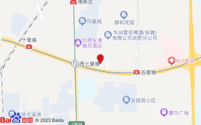 宜尚酒店(合肥长江西路西七里塘地铁站店)位置图