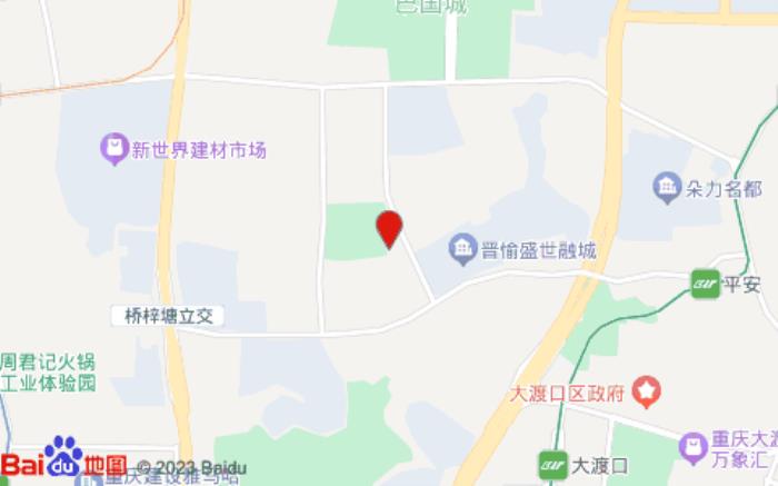 全季酒店(重庆西站巴国城店)位置图