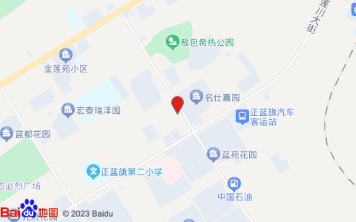 正蓝旗嘉华酒店(侍郎城路店)位置图