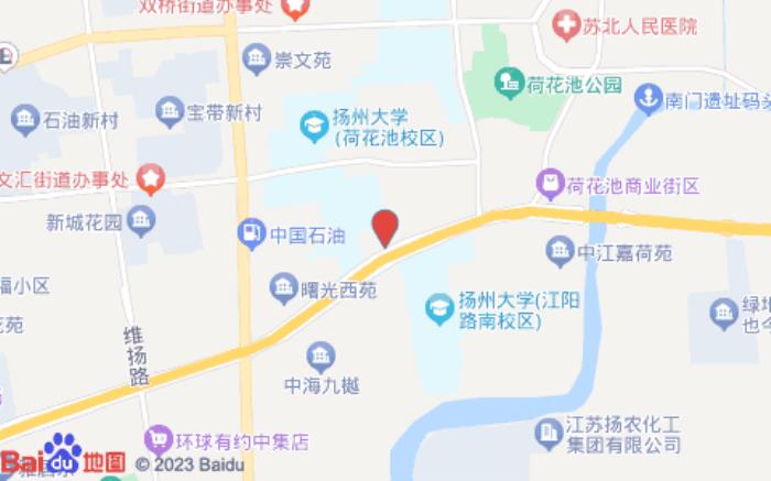 柏曼酒店(扬州大学江阳中路店)位置图