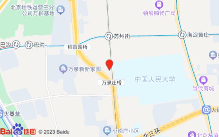 桔子北京中关村人民大学酒店位置图